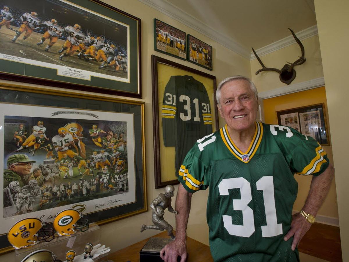 Rabalais Reintroduce Yourself To Green Bay Packers Legend Jimmy Taylor Lsu S Tiger From Titletown Lsu Theadvocate Com