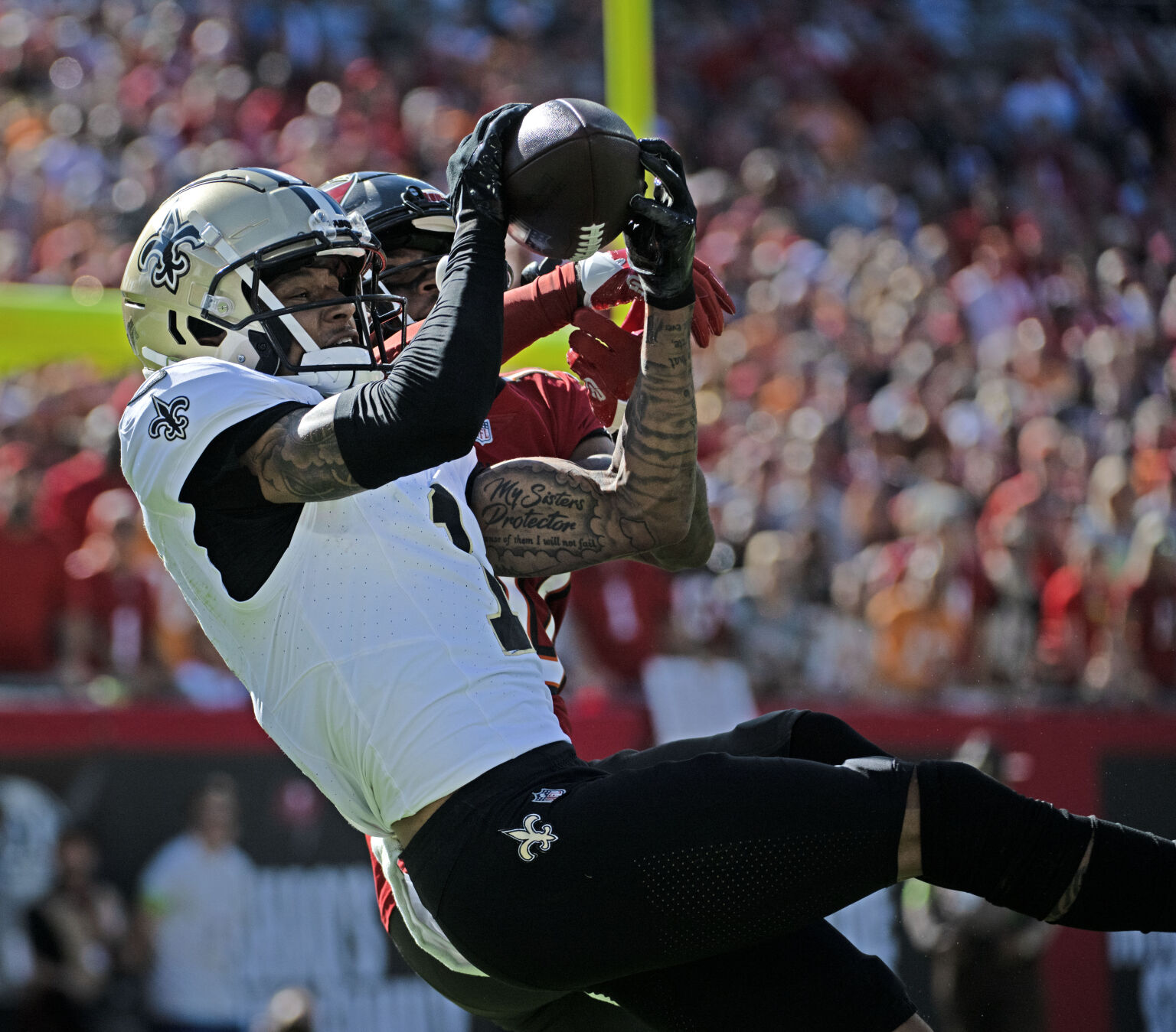 After Benching, Saints Alontae Taylor Responds With 1st INT | Saints ...