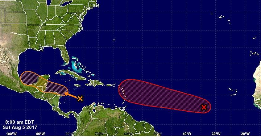 Two disturbances in Atlantic could become tropical systems in coming ...