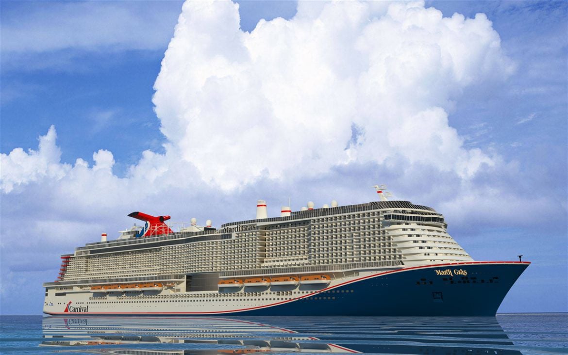Carnival chooses New Orleansthemed name for its largest boat slated