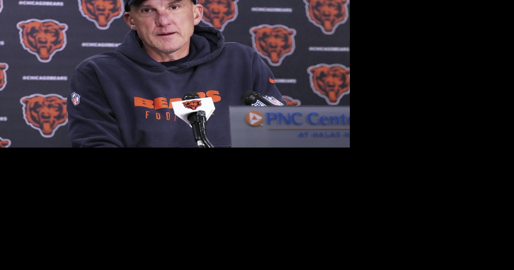 Der aufgebrachte Dennis Allen hält eine emotionale Rede, nachdem die Bears ...