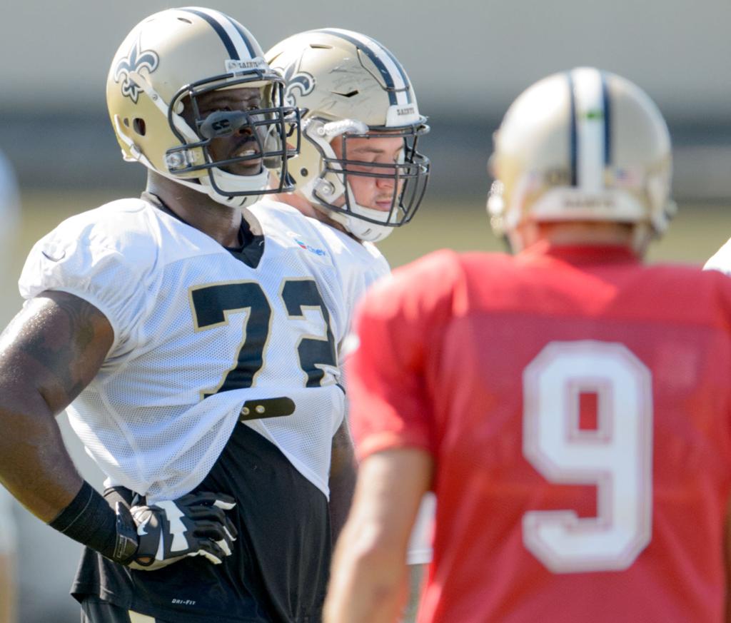 On guard? Andrus Peat might move to left guard as the Saints explore their  options on the offensive line, Saints