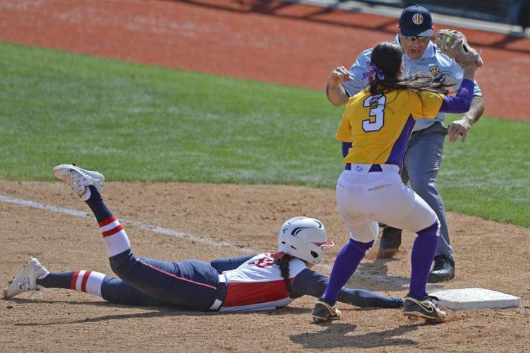 LSU softball team sweeps Ole Miss behind freshmen pitchers Carley
