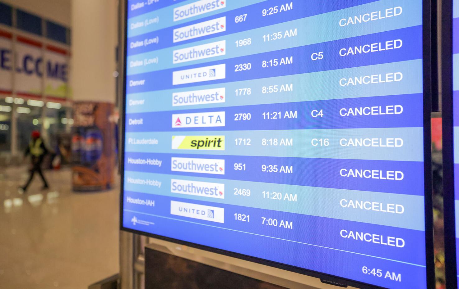 See Wednesday flight schedule at MSY airport in New Orleans News
