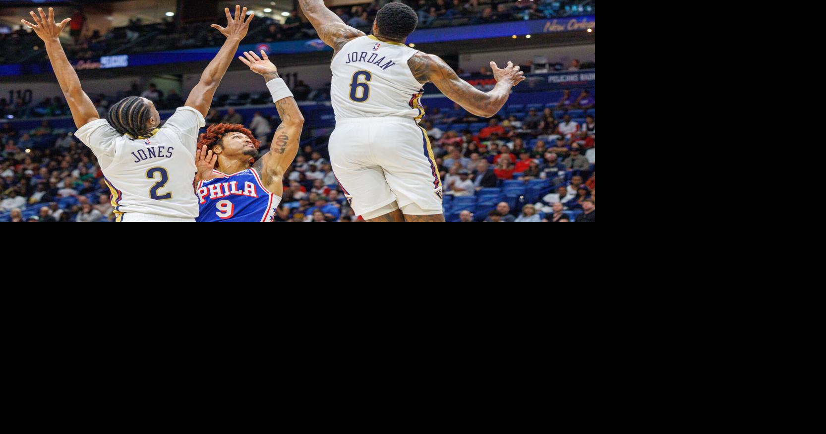 Rod Walker: Pelicans' center DeAndre Jordan turned back the clock in win over 76ers