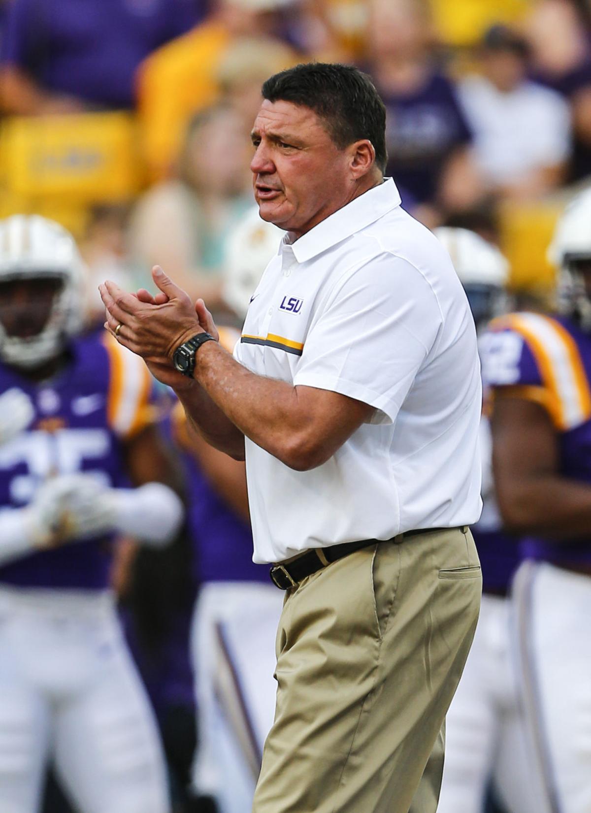 Looking north LSU coach Ed Orgeron's first full signing class has