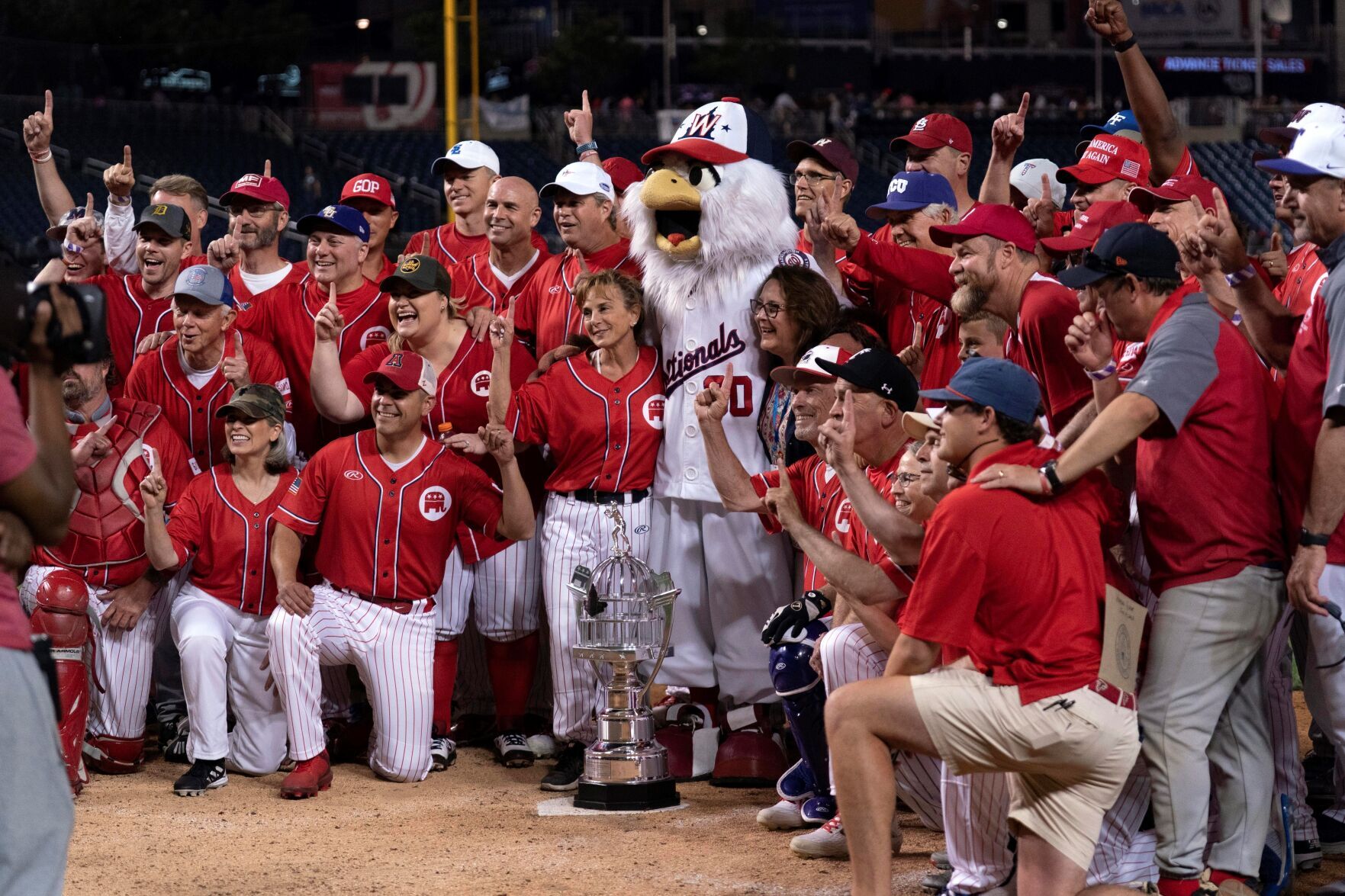 Republicans Beat Democrats In Baseball Game State 