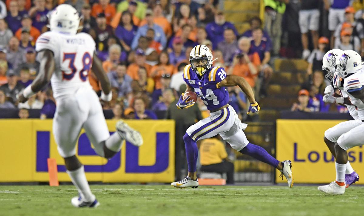 Lsu Freshman Derek Stingley Jr S Hands Vision Instincts Make Him An Impressive Punt Returner Lsu Theadvocate Com