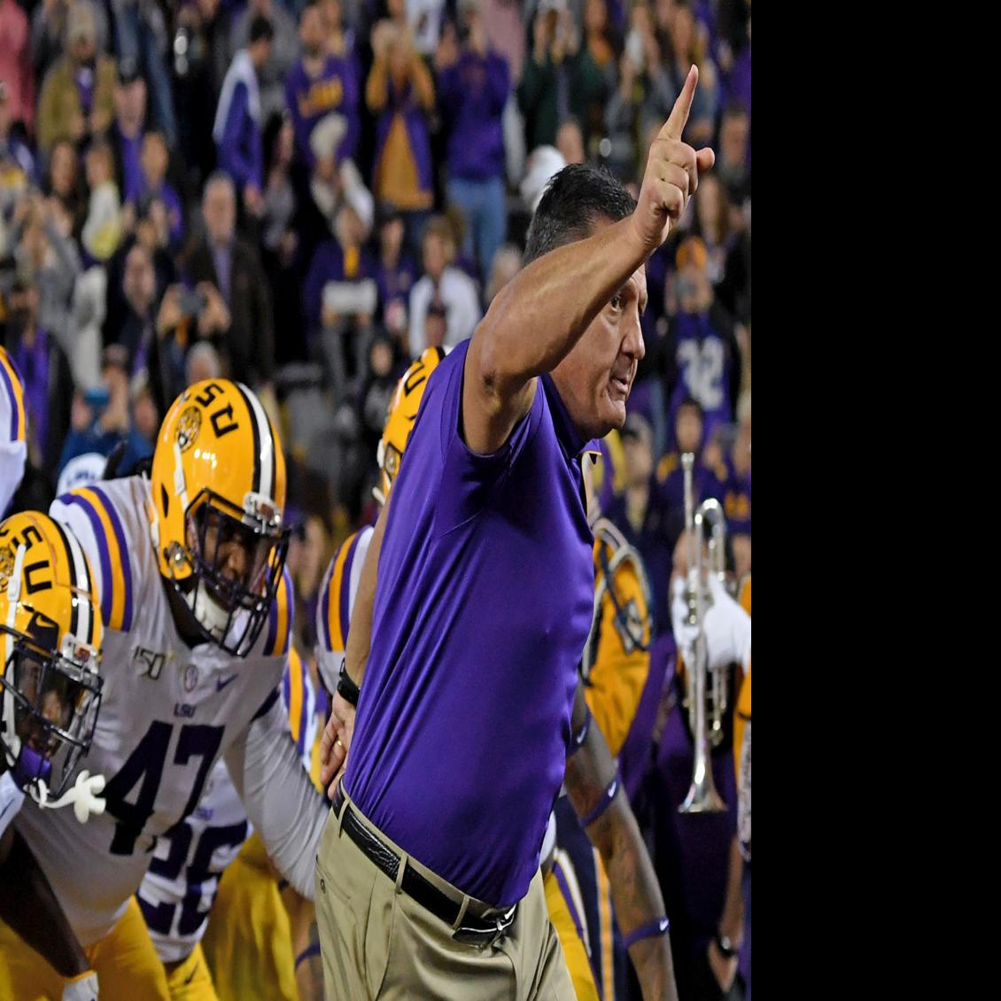 Lsu S Bowl Projections Still Point Toward Peach But Cfp Drop
