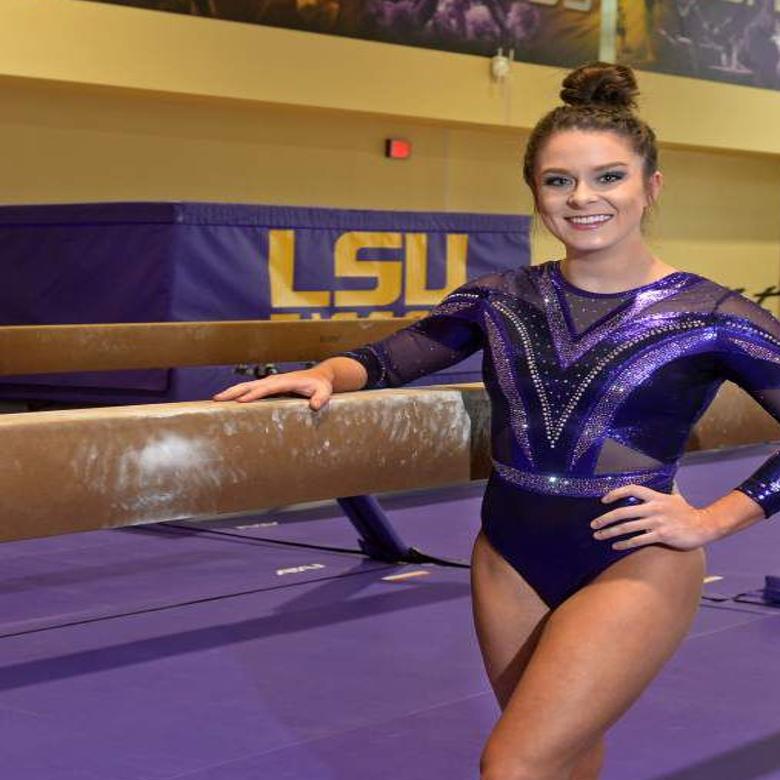 Faith And Glory Lsu Gymnast Sydney Ewing S Beliefs Don T Diminish Her Competitive Fire Lsu Theadvocate Com