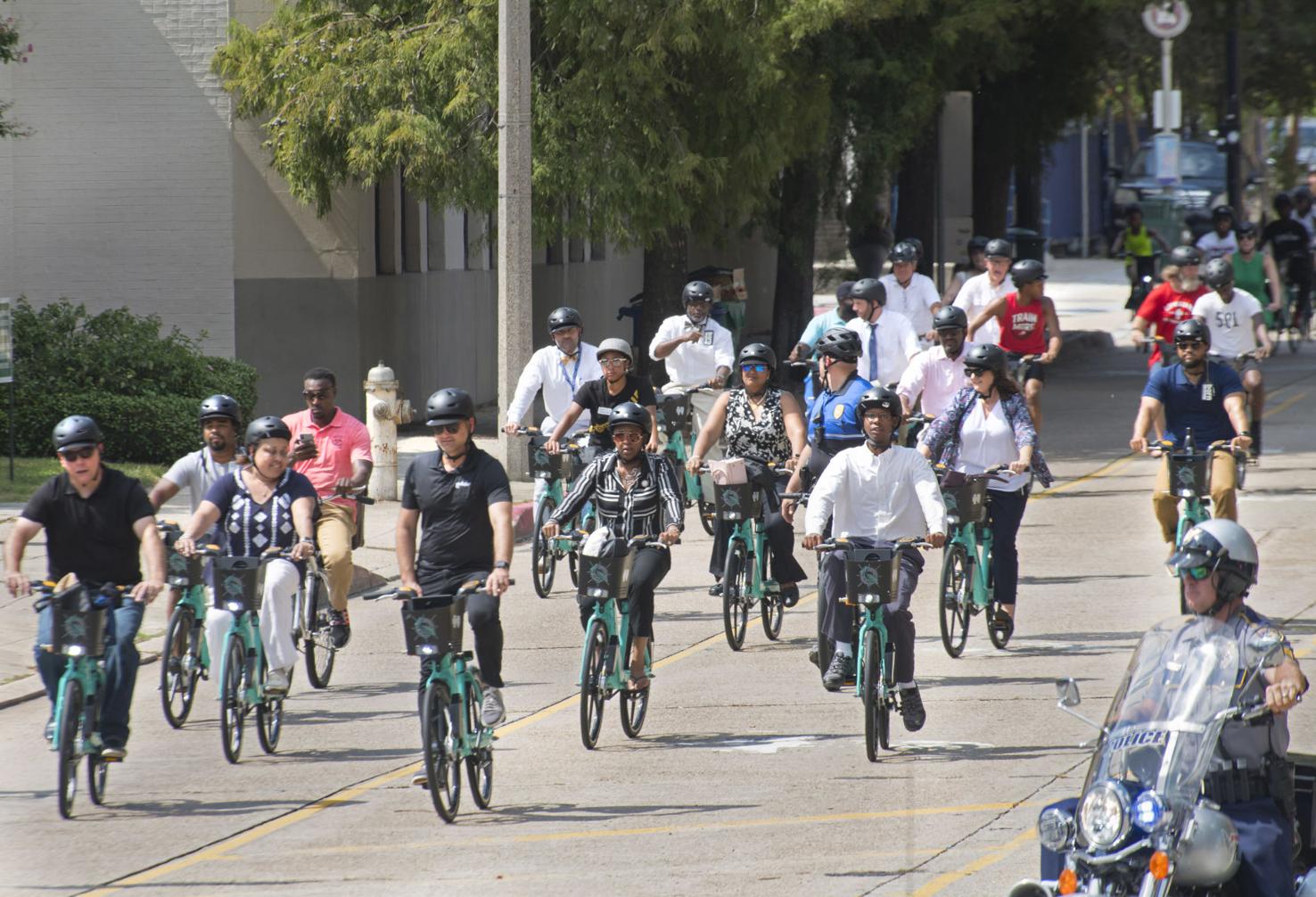 Photos: Program & ride serve as official kickoff for Baton Rouge's new