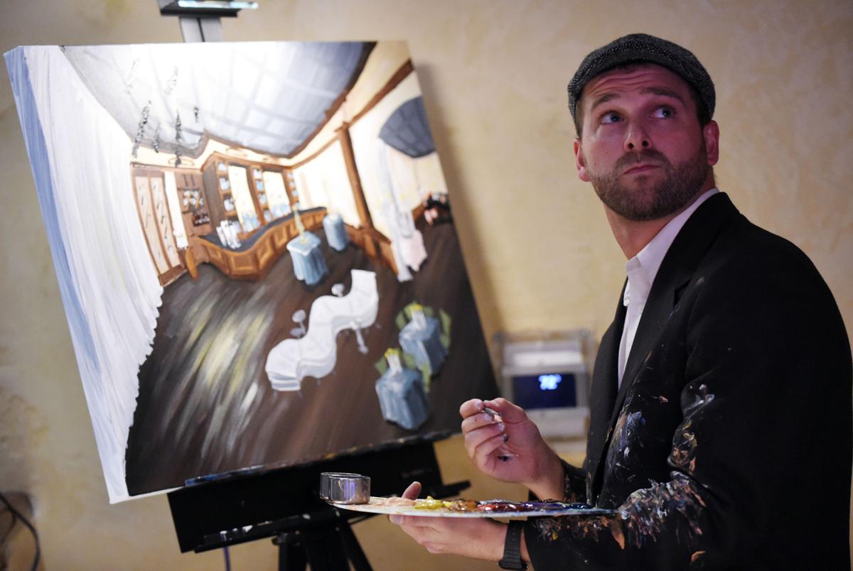 The Wedding Painter Artist Dirk Guidry Keeps His Cool And Pays