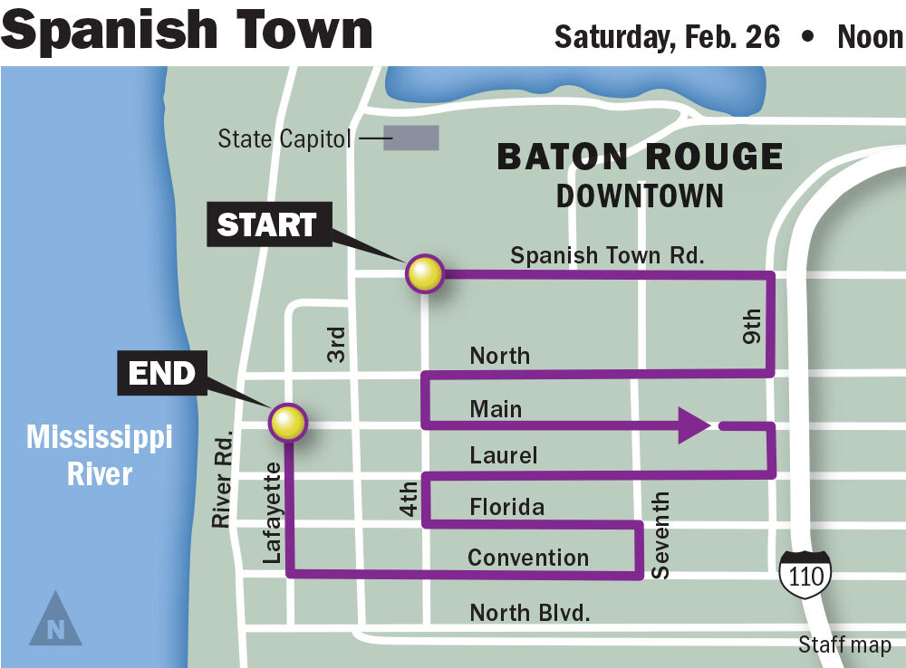 Baton Rouge Parade Schedule 2022 Is Spanish Town Mardi Gras Theme 'Porn Again Flamingoes' Too Risque? Some  Residents Think So. | News | Theadvocate.com