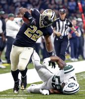 Saints couldn't challenge ruling that Mark Ingram was out of bounds because play was whistled dead