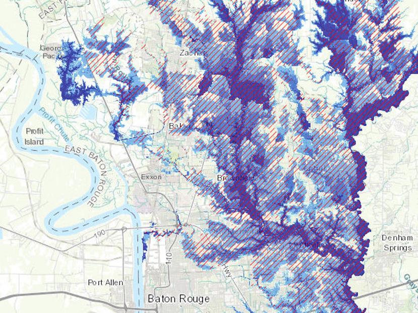 East Baton Rouge Parish Gis Interactive: See Just How High Floodwaters Rose Across East Baton Rouge |  News | Theadvocate.com