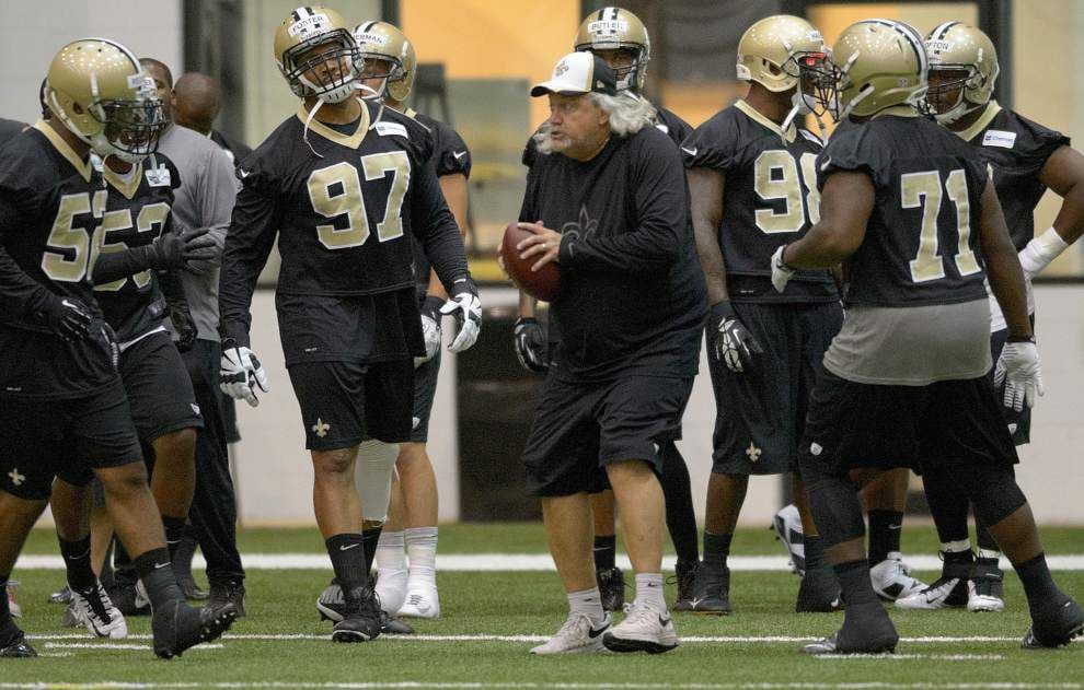 Video: The Saints defensive line works out in first practice _lowres
