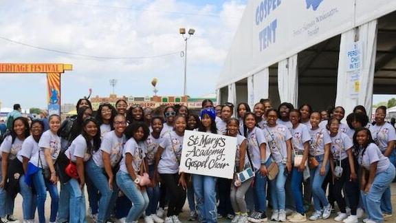 St. Mary's Gospel Choir at 2024 Jazz Fest