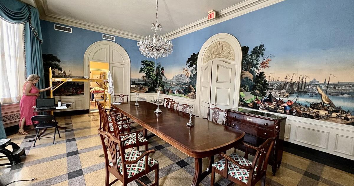 ‘A beautiful piece of fine art’: Old Governor’s Mansion’s wallpaper is one of three sets in the U.S. | Entertainment/Life