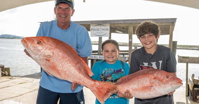 Summertime is family fishing time
