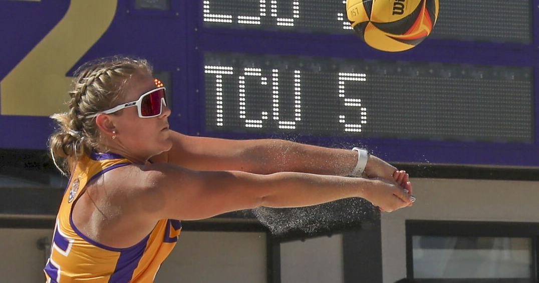LSU beach volleyball team nips Cal to advance at NCAA championships