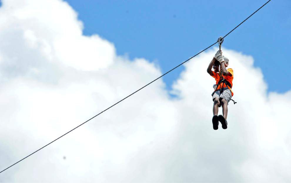 Photos: Summer camp zip lining _lowres