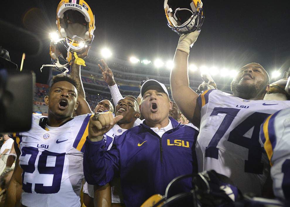 Video: LSU coach Les Miles spreads the credit for the Tigers' 30-27 win against Florida _lowres