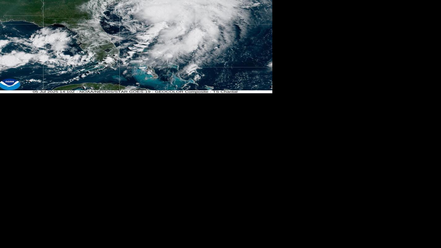 Tropical Storm Chantal forms of South Carolina coast | Weather/Traffic ...