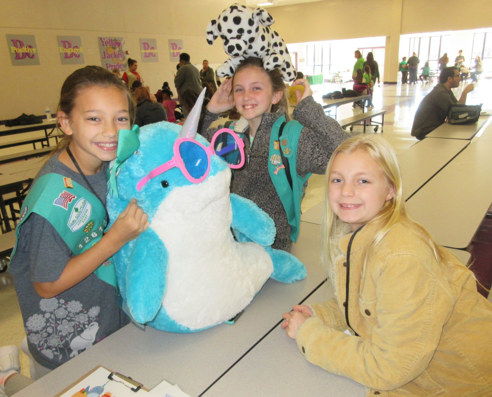 girl scout narwhal plush