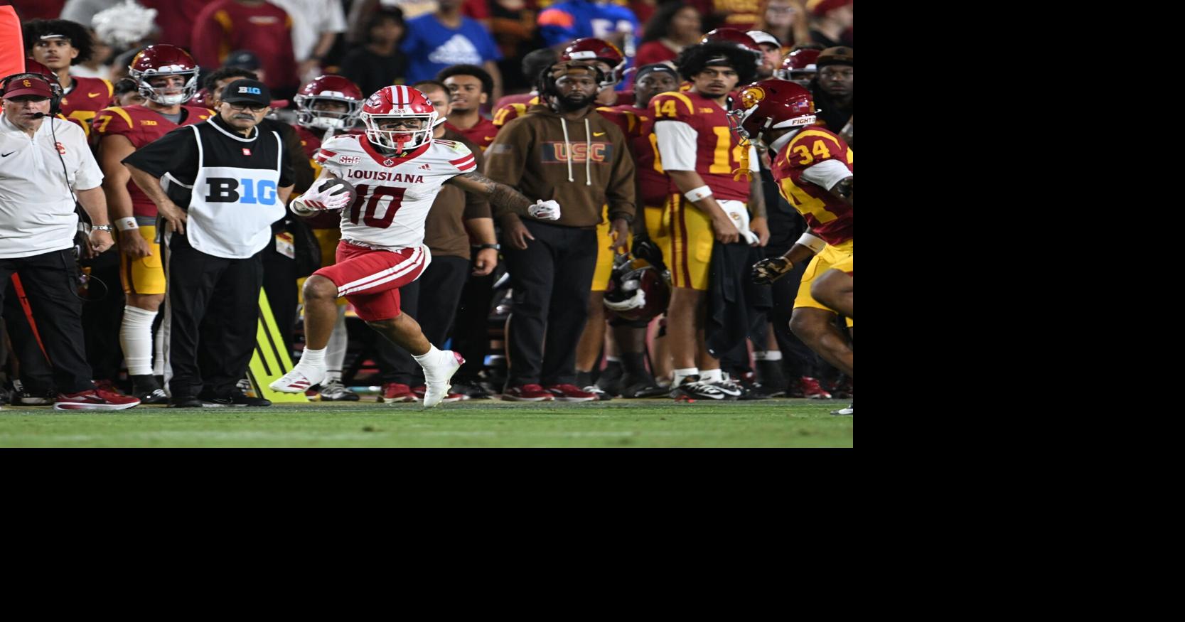 UL's shorthanded passing game shows encouraging signs in loss to USC