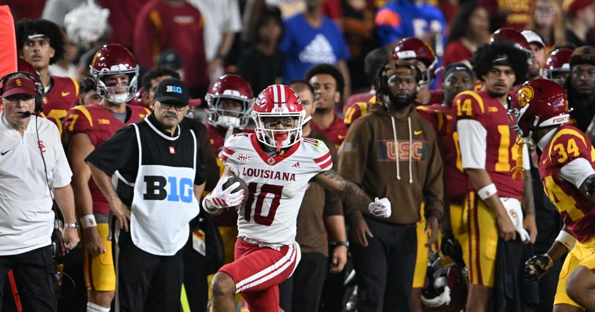 UL's shorthanded passing game shows encouraging signs in loss to USC