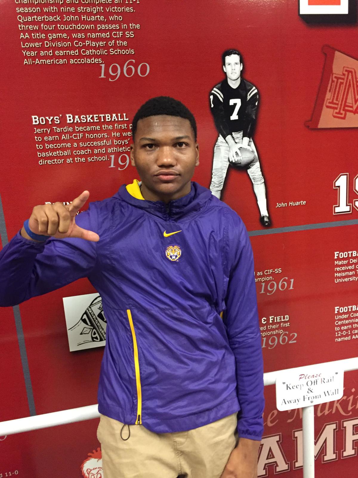 Mater Dei's Elias Ricks eager to be LSU's next star in its line of