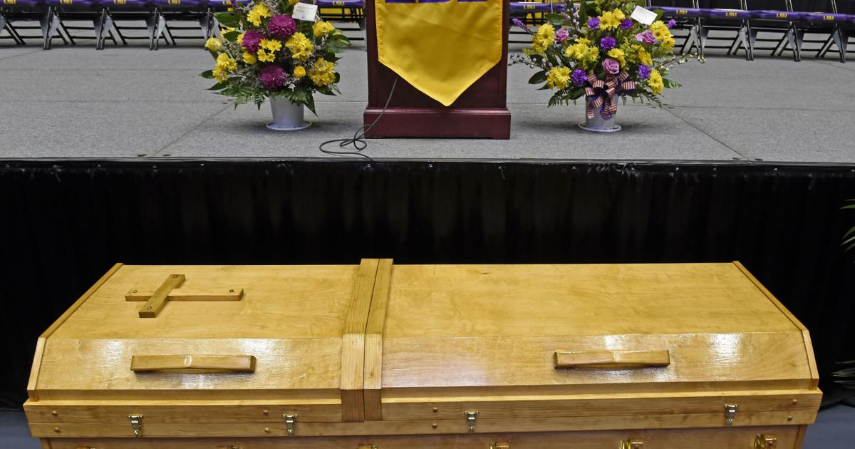 Caskets For Inmates LSU great Billy Cannon's casket paid for, fashioned by Angola inmates ...