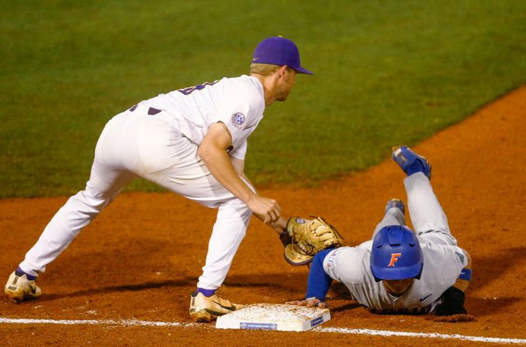 LSU baseball SEC Tournament game delayed with 100 lead, will resume 10