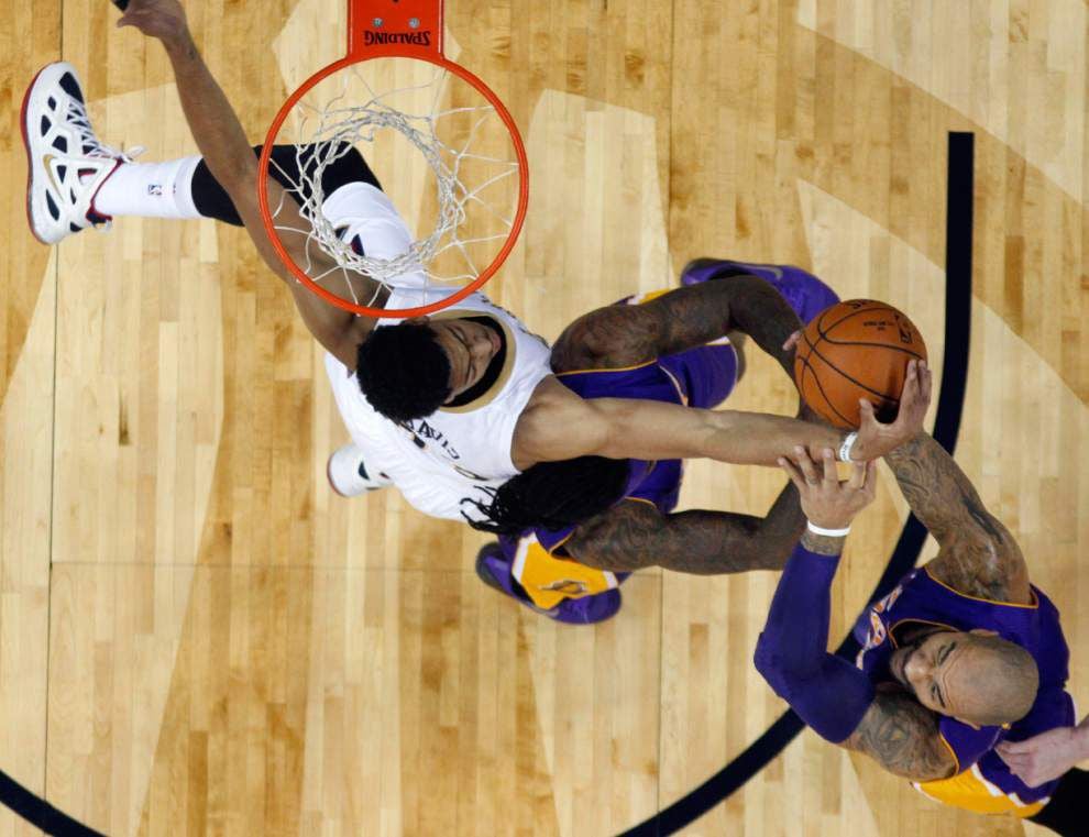 Video: Anthony Davis said the Pelicans did a good job of sharing the ball in win against Lakers _lowres