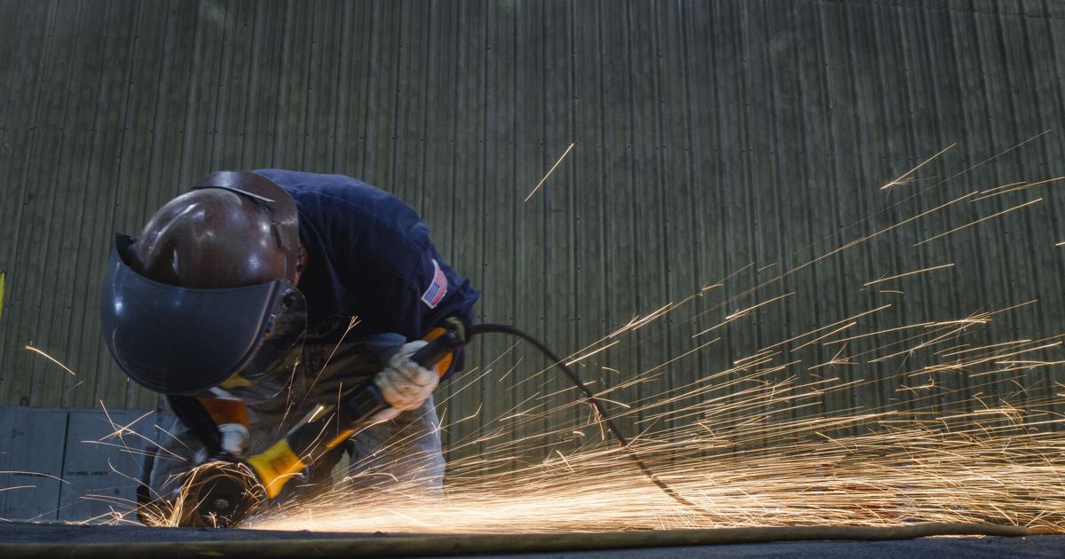 Bollinger Shipyards converting barge into landing platform for returning rockets