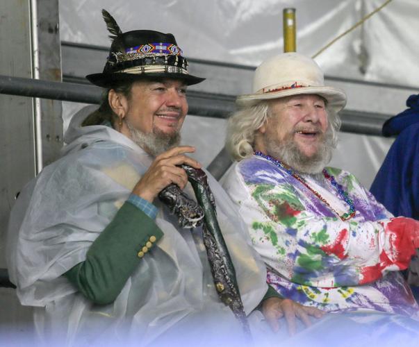John and Wavy Gravy, New Orleans Jazz Fest 2016 second Sund.JPG
