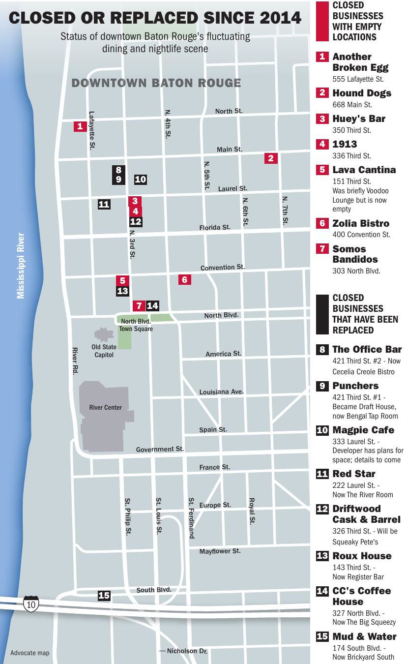 071419 BR dining nightlife map.pdf | | theadvocate.com