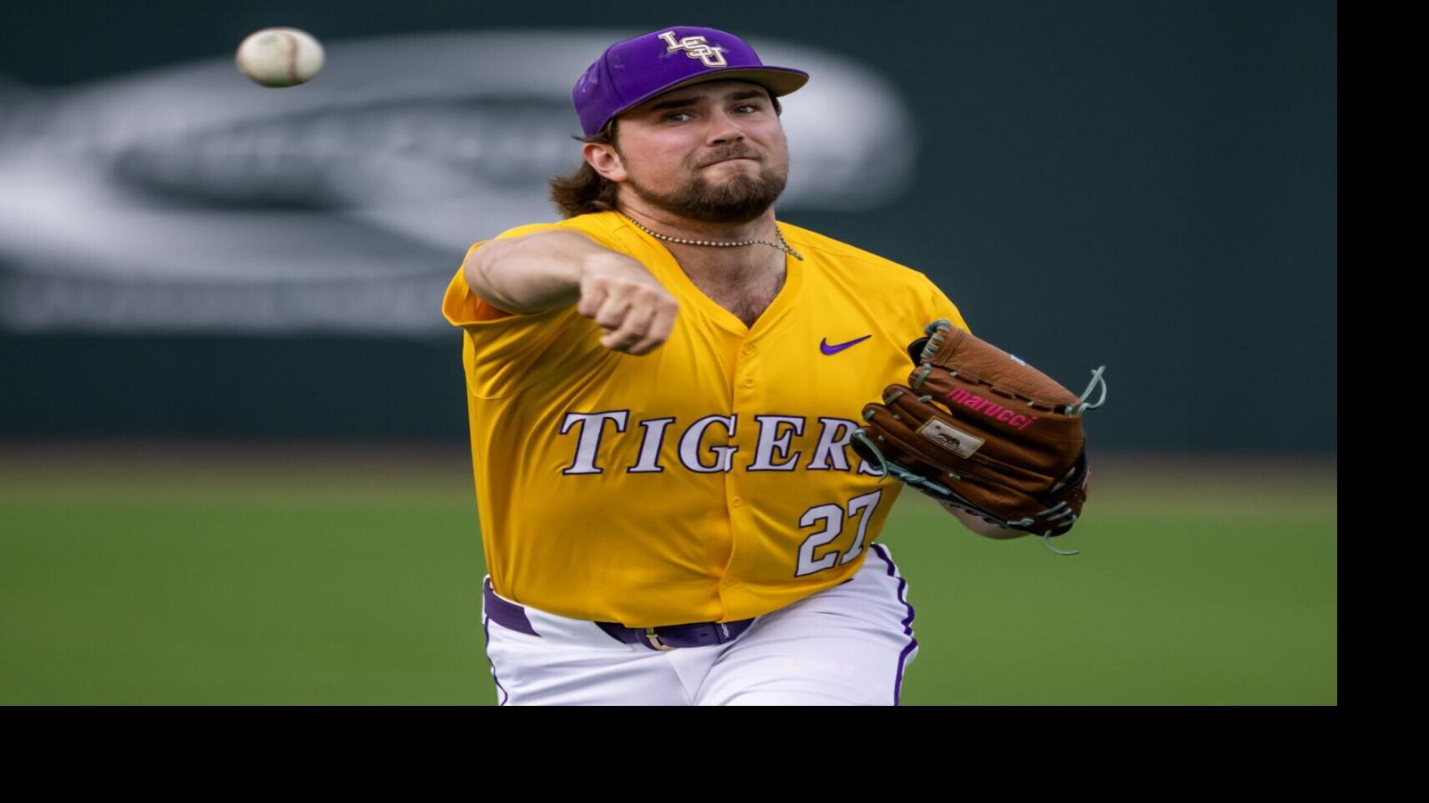 An LSU pitcher who threw big innings in the national championship season ...