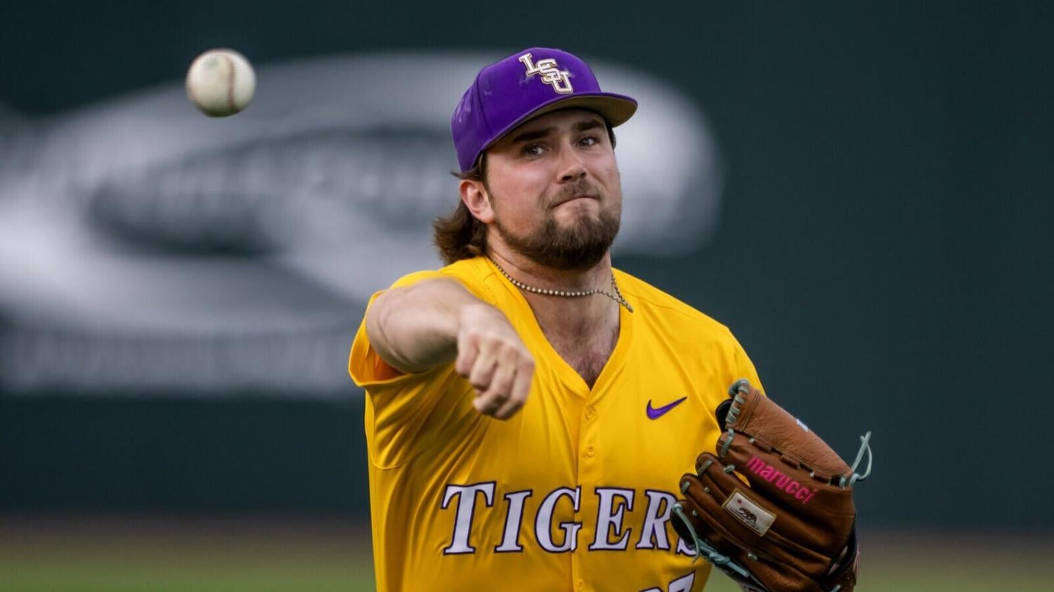 An LSU pitcher who threw big innings in the national championship season ...