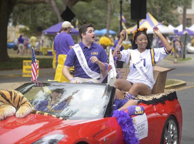 Photos Big smiles, lots of purple and gold at LSU's