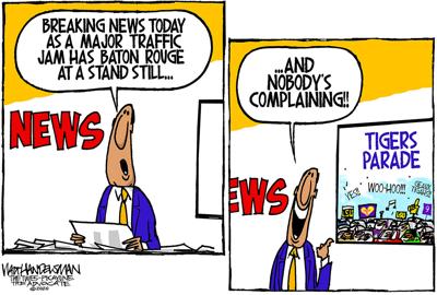 Walt Handelsman: Baton Rouge Traffic Jam | Opinion | theadvocate.com