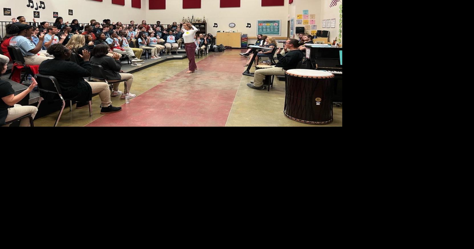 LSU choral department Visits Zachary High School choir for a master