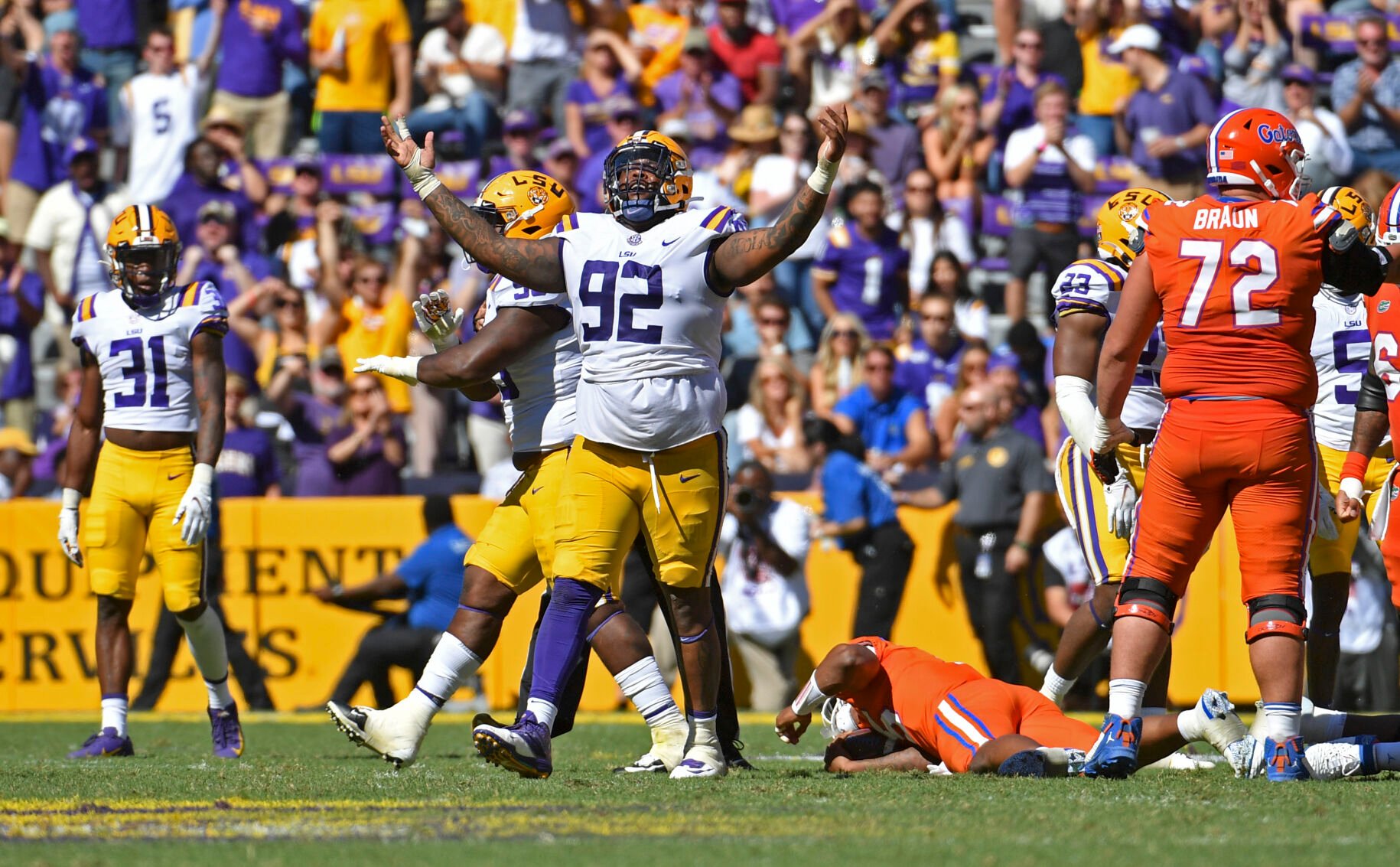 LSU Defensive Tackle Neil Farrell Jr. Picked In The Fourth Round Of The ...