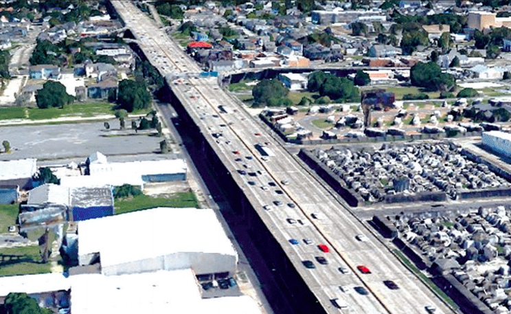 300 Unique New Orleans Moments: Construction Of The Interstate Highway ...