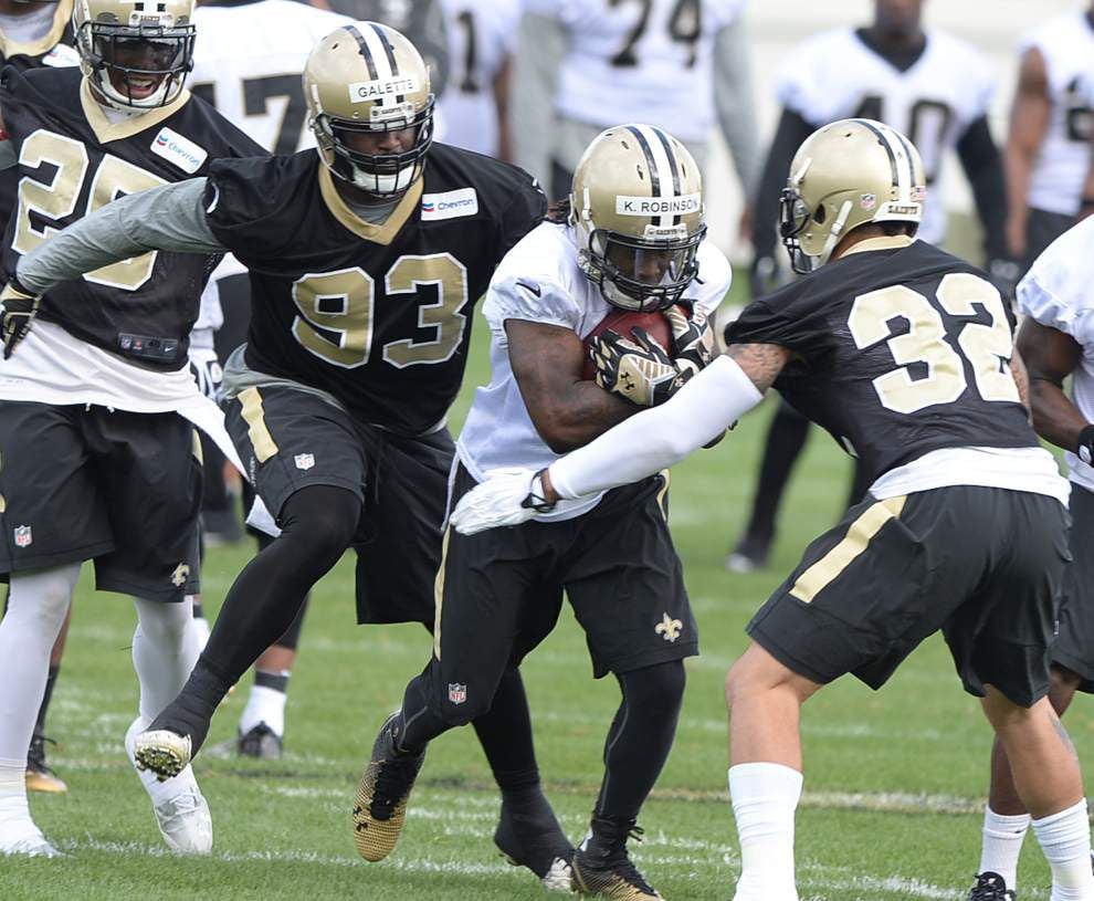 Analysis from Saints’ first practice of training camp _lowres