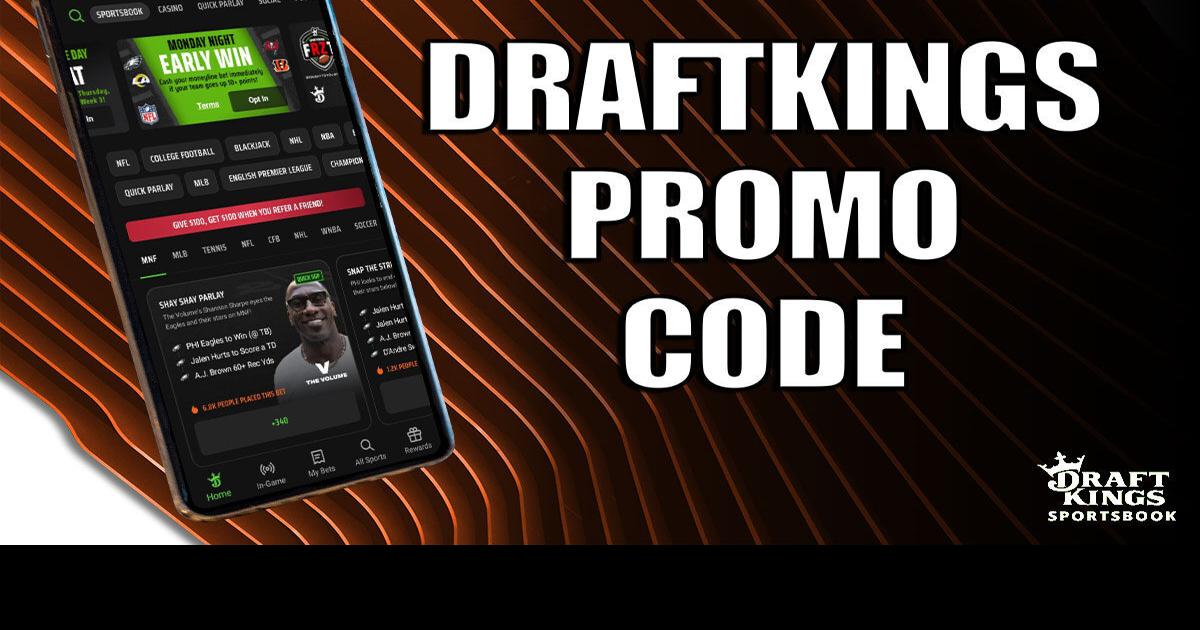 DraftKings promo code Bet 5, get 250 NFL Week 2 bonus Betting