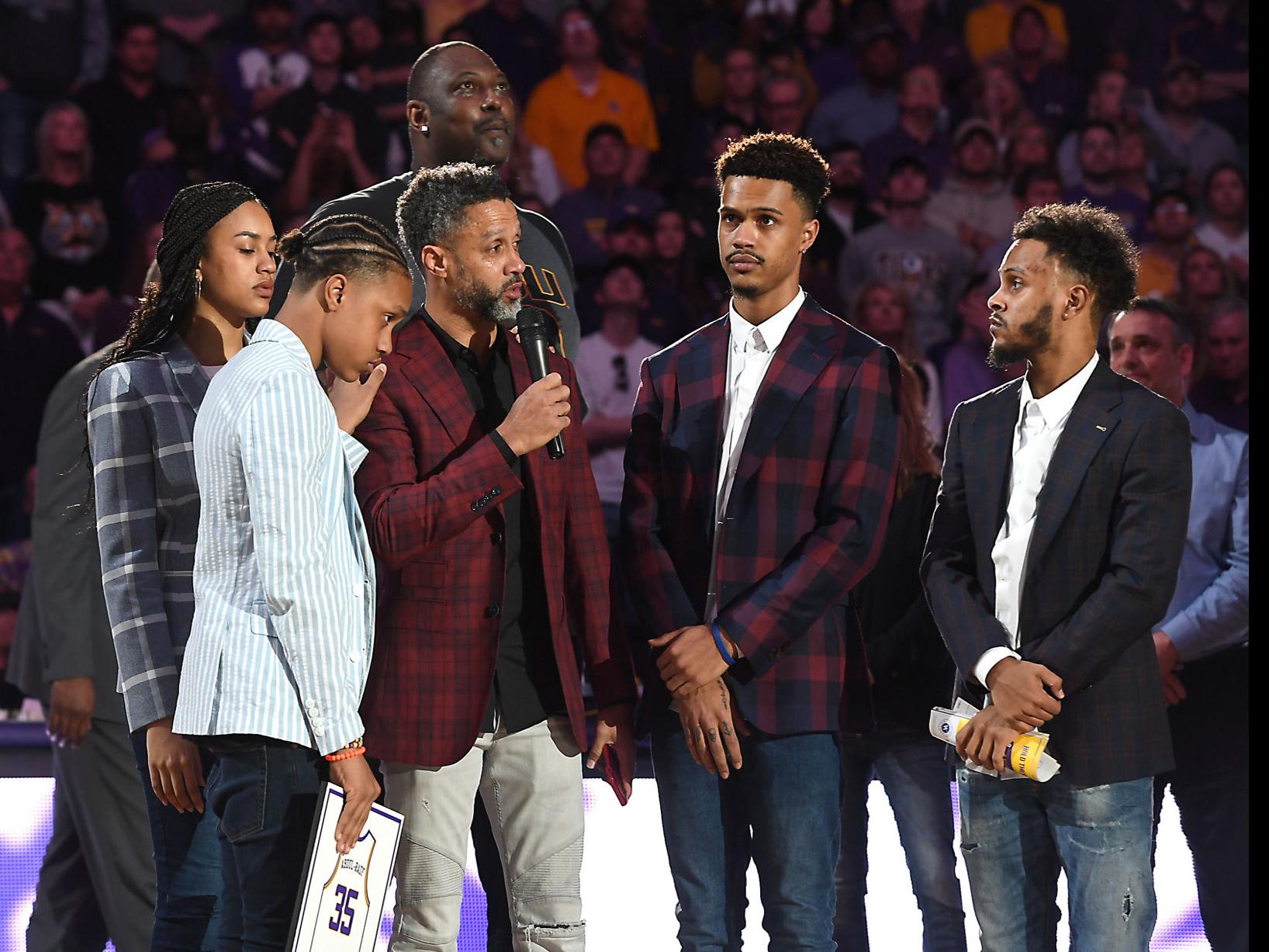 I'm extremely grateful': Mahmoud Abdul-Rauf gets No. 35 jersey retired  Saturday, Sports