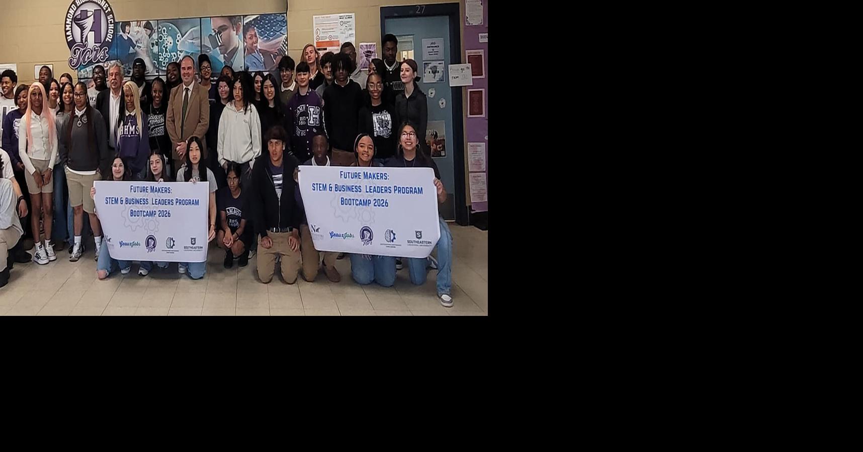 SLU’s STEM, business leadership program brings together 98 high school students for career bootcamps