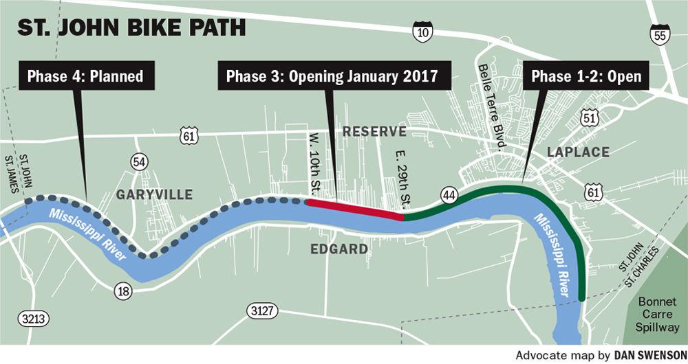 Portion Of Mississippi River Bike Path And Trail To Open In St John Parish This Month News 4274