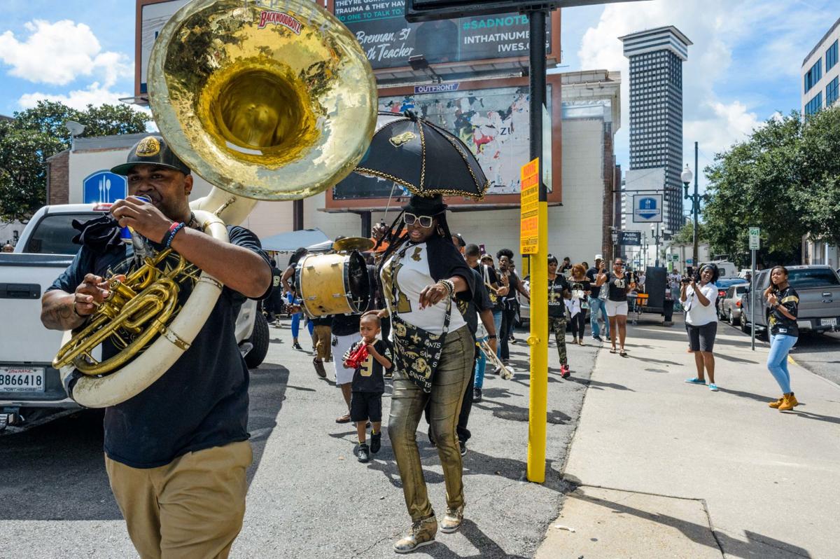 For Saints fans, tailgating before games is a movable feast, and